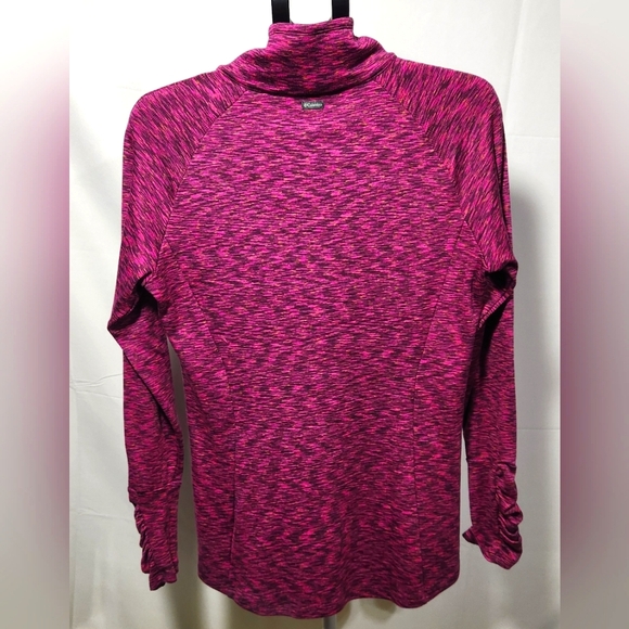Columbia Women's Purple Quarter-Zip Pullover-Size XL - Picture 2 of 11